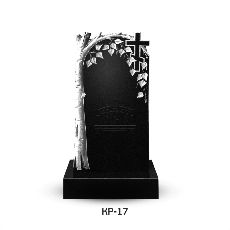 Памятник из гранита с крестом КР-17