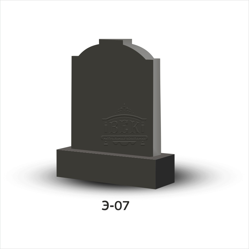 Вертикальный памятник из гранита В-Э-07