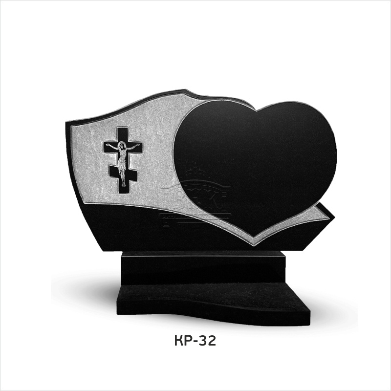 Памятник из гранита с крестом КР-32