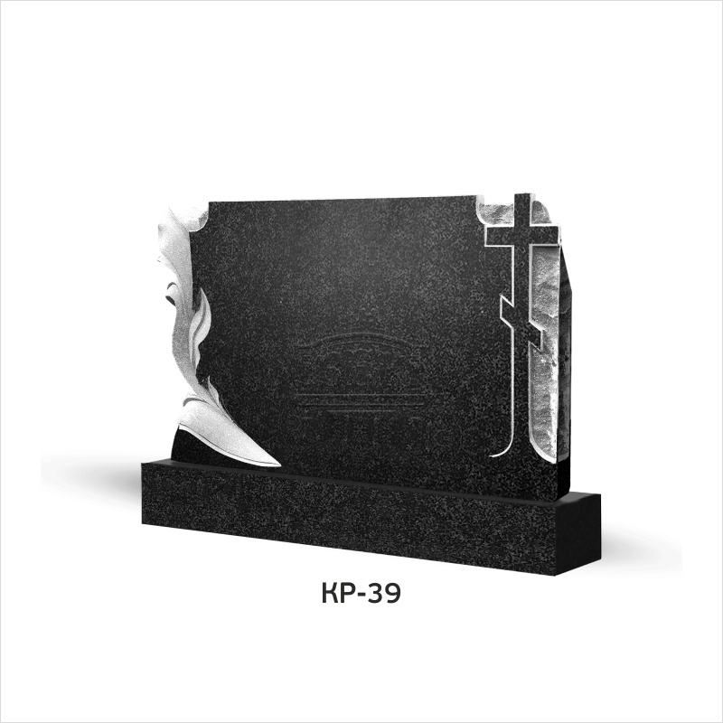 Памятник из гранита с крестом КР-39