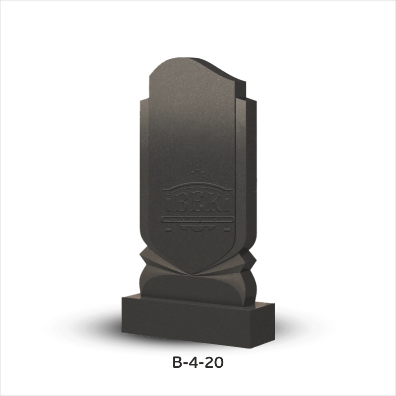 Вертикальный памятник из гранита В-4-20