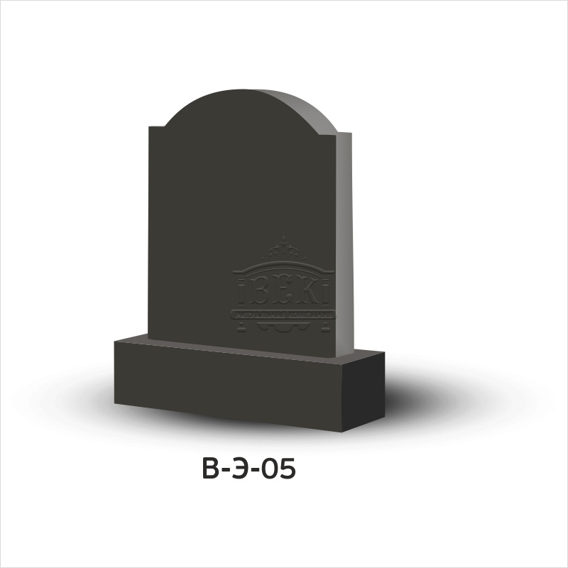 Вертикальный памятник из гранита В-Э-05