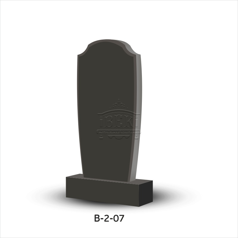 Вертикальный памятник из гранита В-2-07