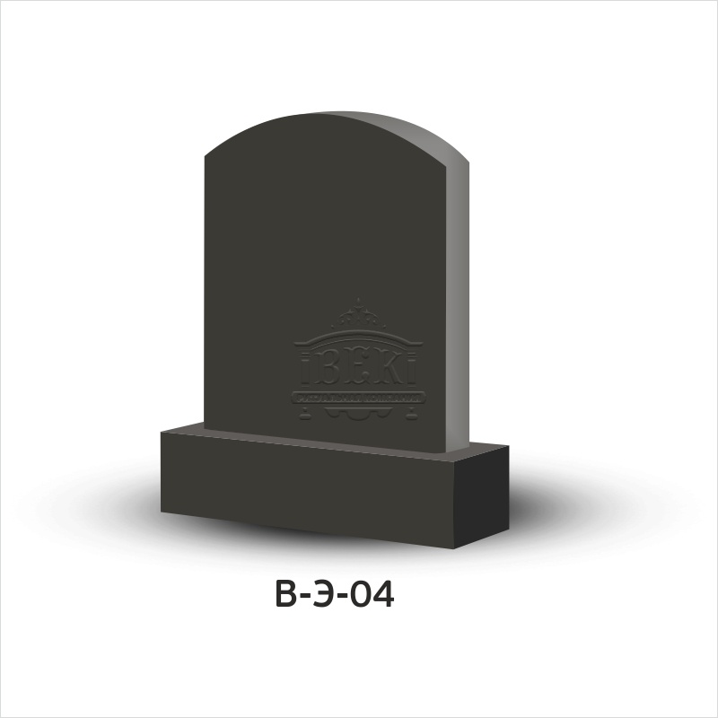 Вертикальный памятник из гранита В-Э-04
