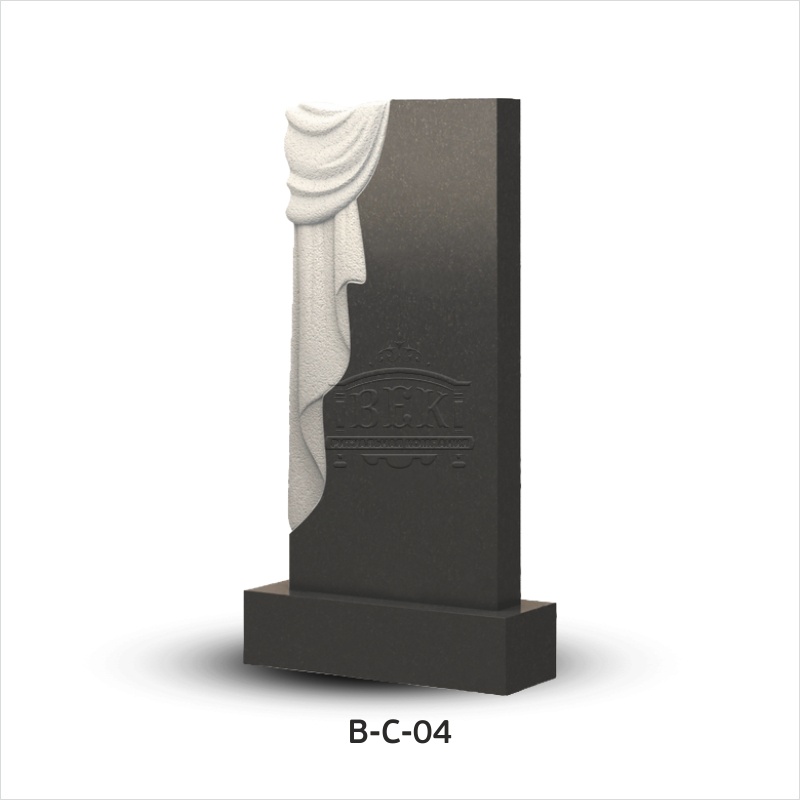 Вертикальный памятник из гранита В-С-04