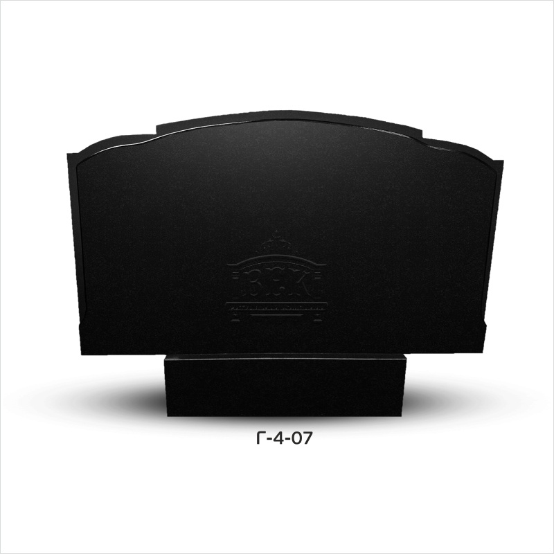 Горизонтальный памятник из гранита Г-4-07