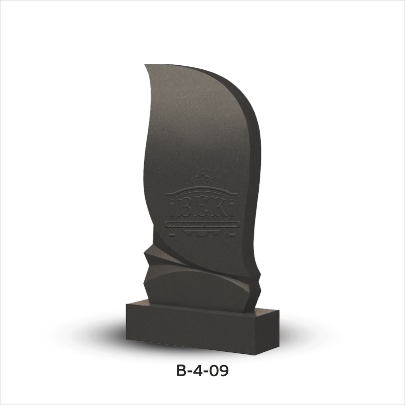Вертикальный памятник из гранита В-4-09