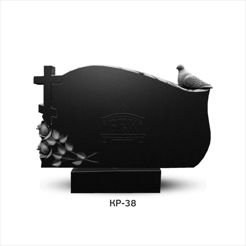 Памятник из гранита с крестом КР-38
