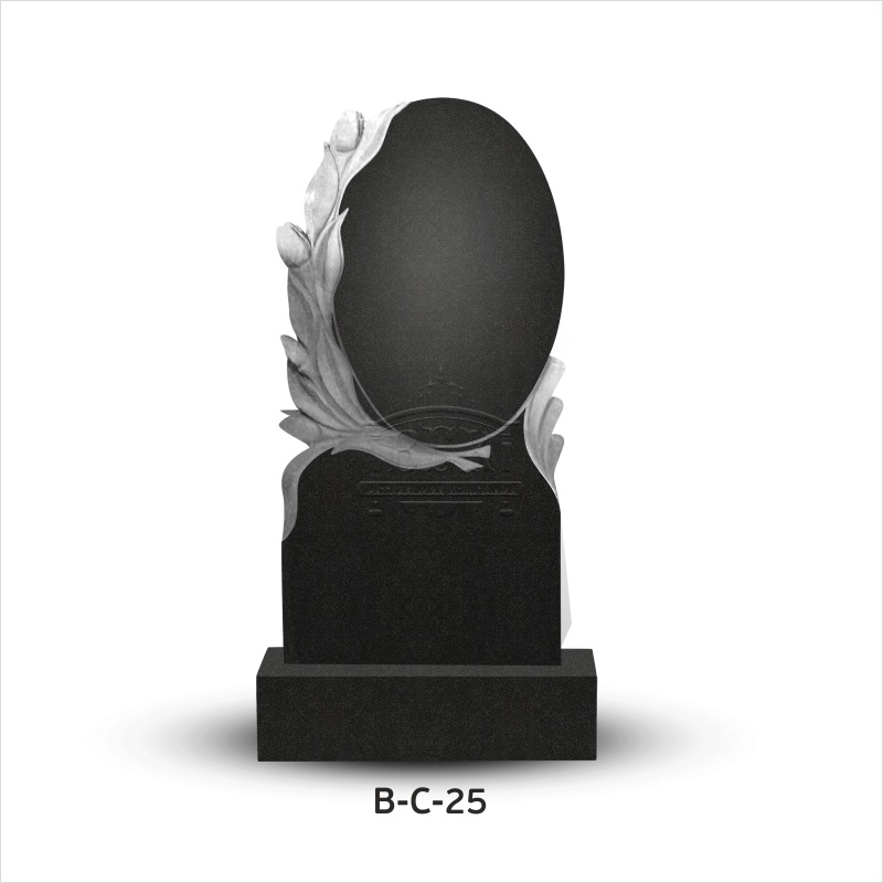 Вертикальный памятник из гранита В-С-25