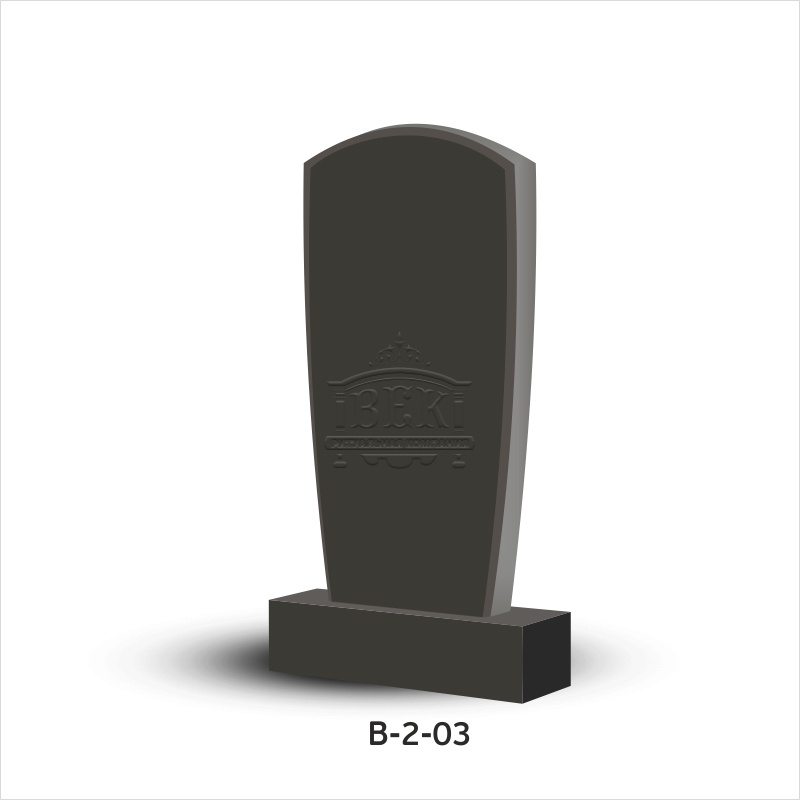 Вертикальный памятник из гранита В-2-03