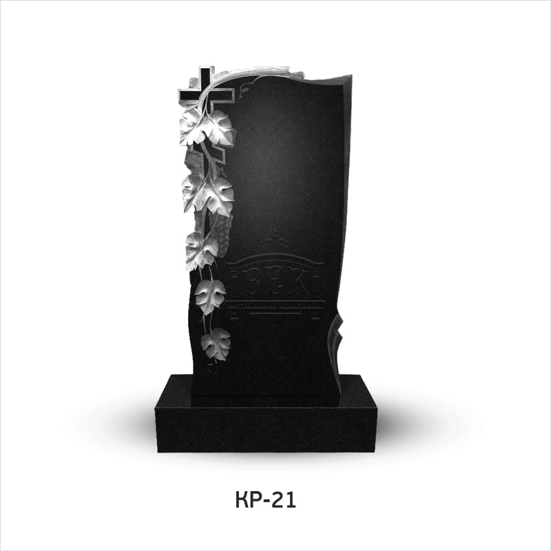 Памятник из гранита с крестом КР-21