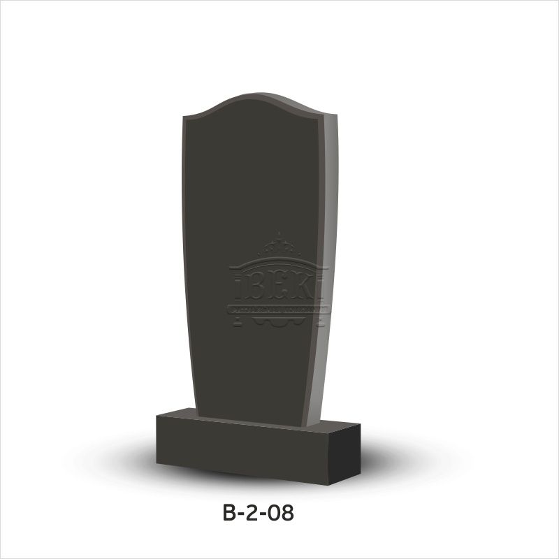Вертикальный памятник из гранита В-2-08