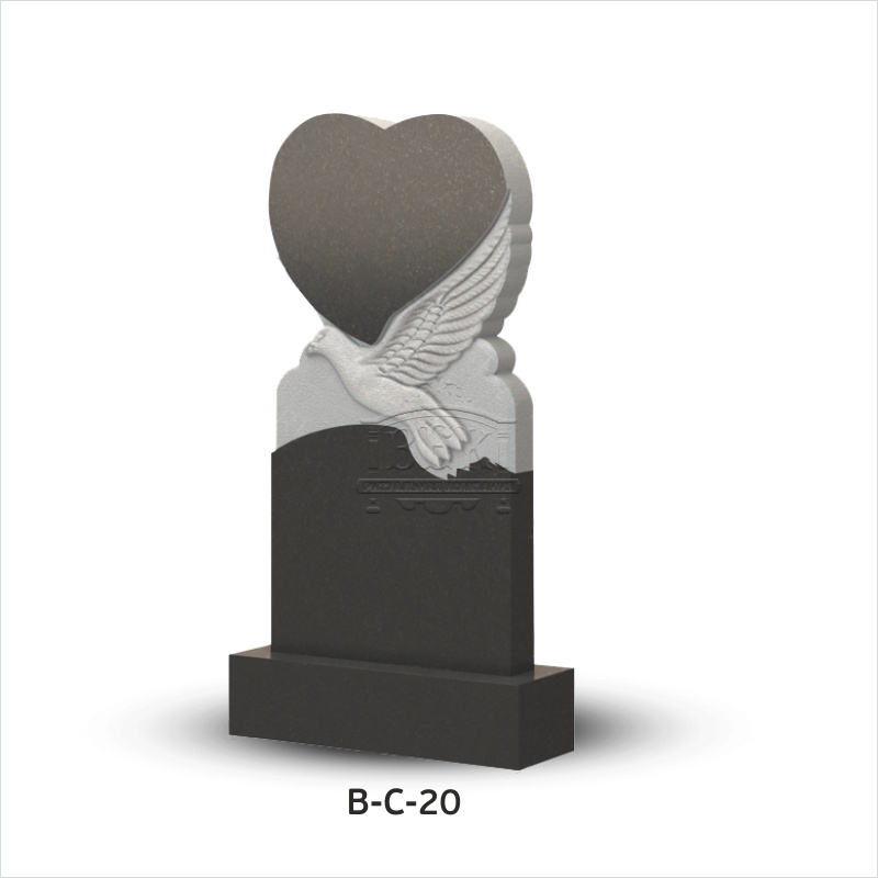 Вертикальный памятник из гранита В-С-20