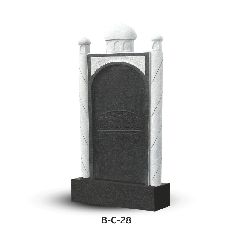 Вертикальный памятник из гранита В-С-28