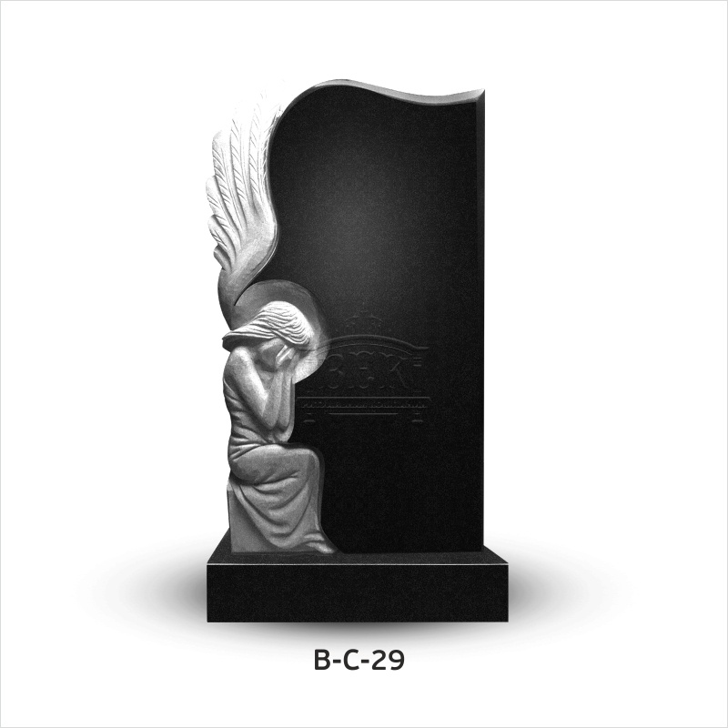 Вертикальный памятник из гранита В-С-29