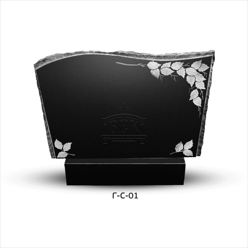 Горизонтальный памятник из гранита Г-С-01