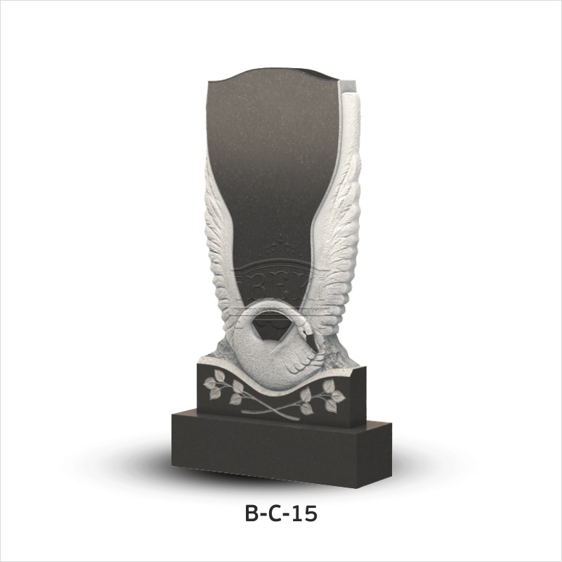 Вертикальный памятник из гранита В-С-15