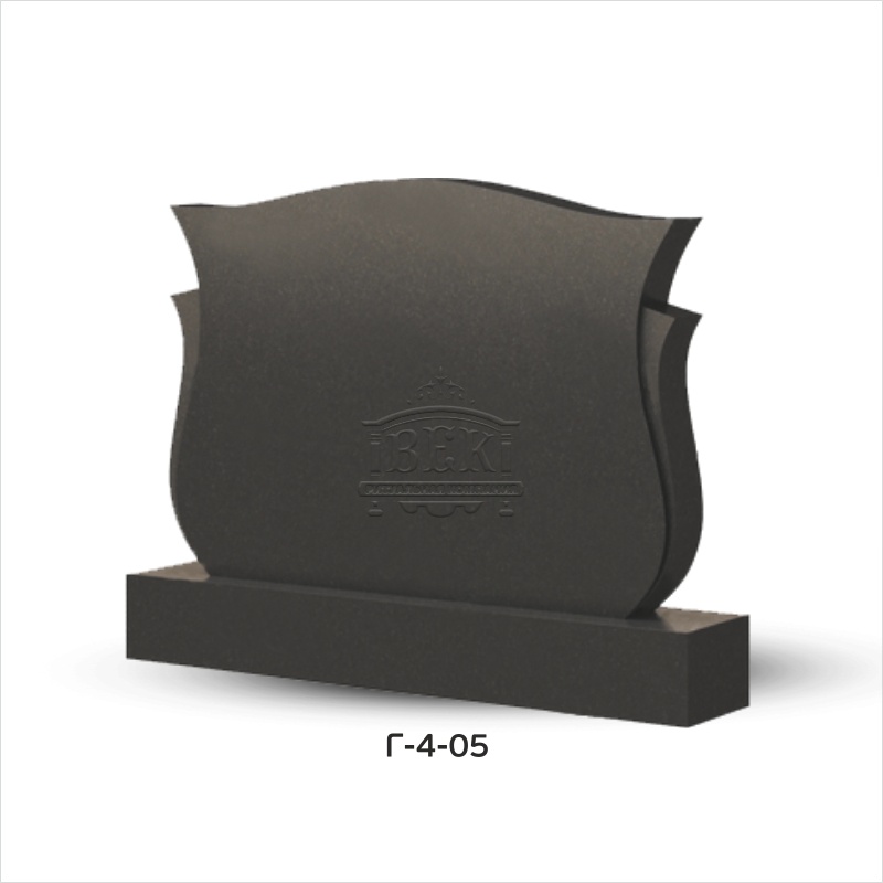 Горизонтальный памятник из гранита Г-4-05