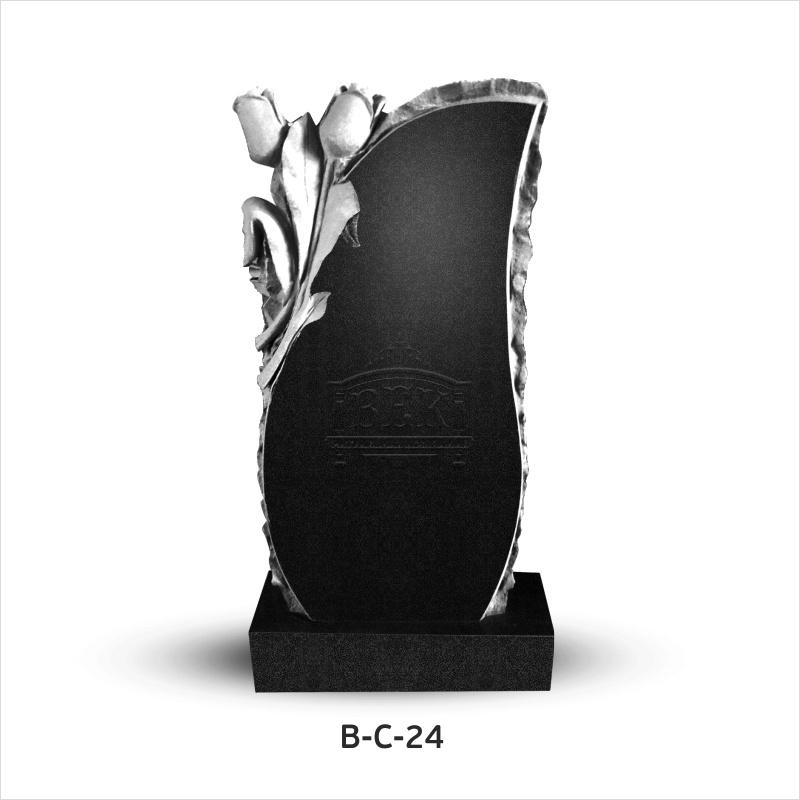 Вертикальный памятник из гранита В-С-24