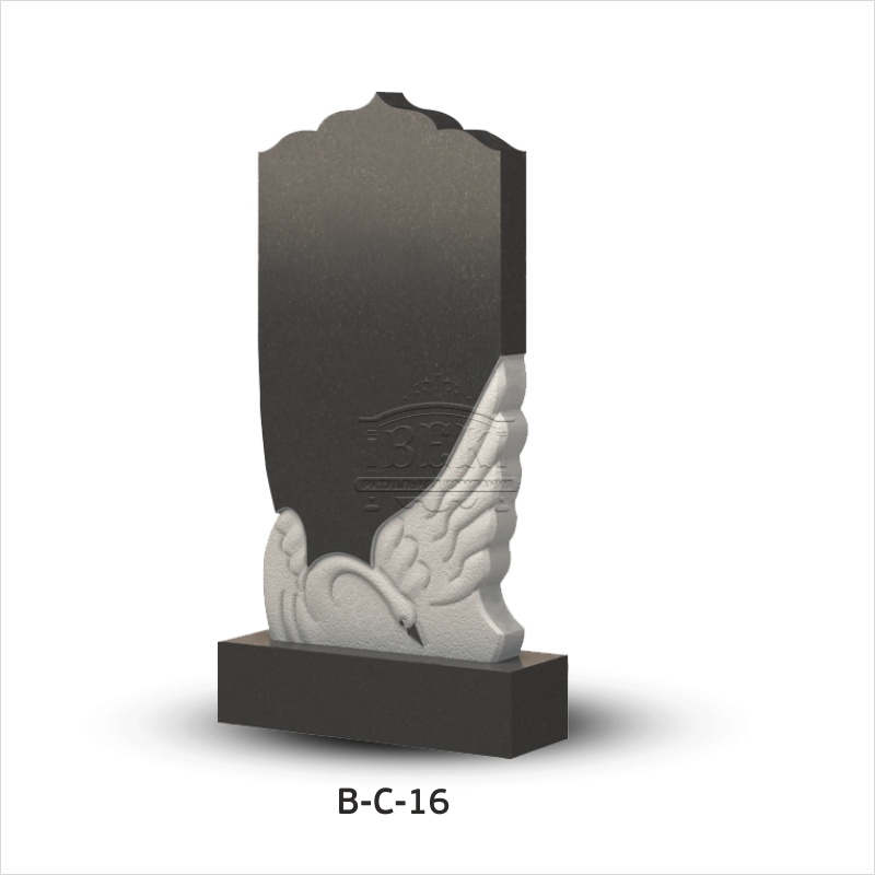 Вертикальный памятник из гранита В-С-16