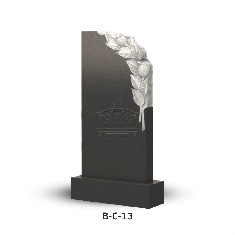 Вертикальный памятник из гранита В-С-13