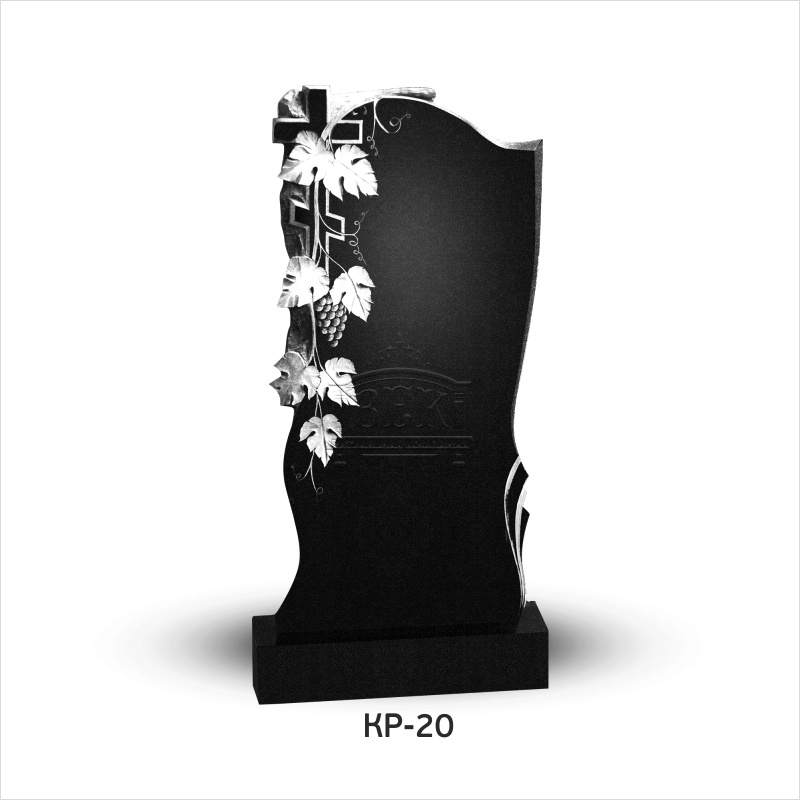 Памятник из гранита с крестом КР-20