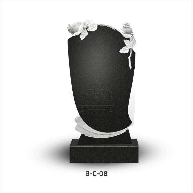 Вертикальный памятник из гранита В-С-08