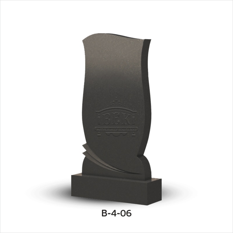 Вертикальный памятник из гранита В-4-06
