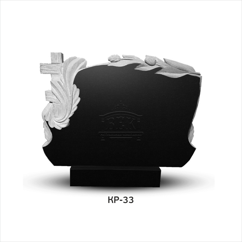 Памятник из гранита с крестом КР-33