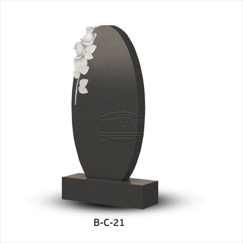 Вертикальный памятник из гранита В-С-21