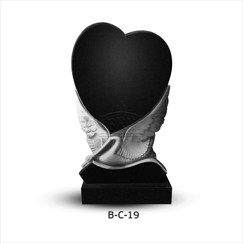 Вертикальный памятник из гранита В-С-19